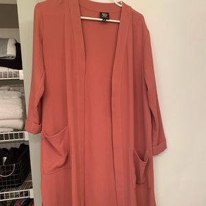 Terracotta colored duster